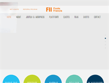 Tablet Screenshot of footefrancis.com.au